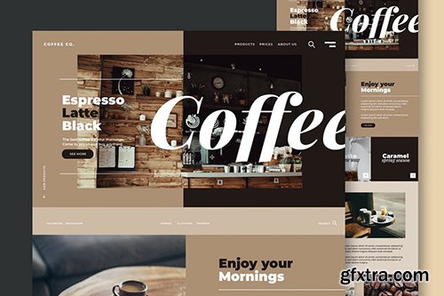 Coffee Shop & Restaurant - Website