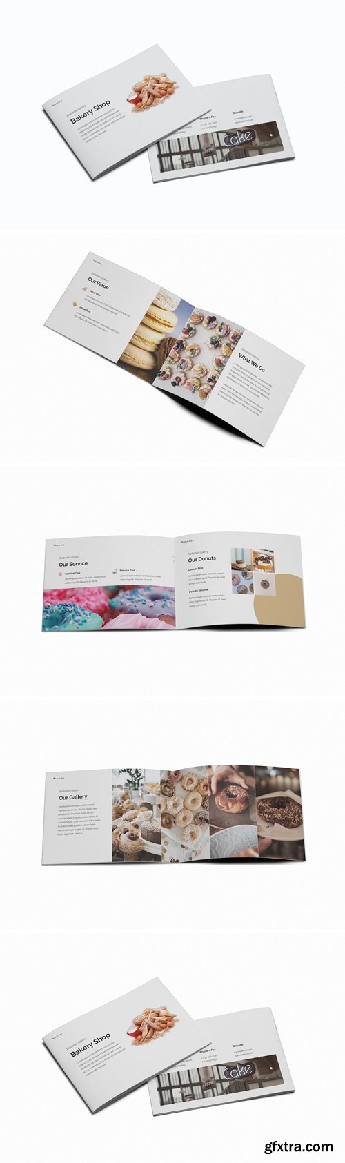 Bakery A5 Brochure Template