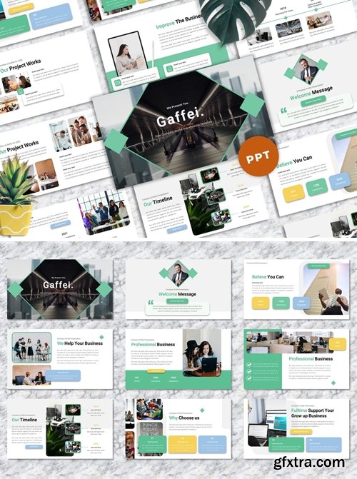 Gaffei - Company Profile Powerpoint Templates