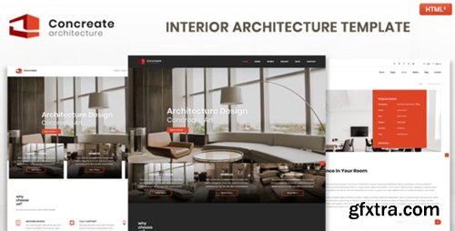 ThemeForest - Concreate v1.0 - Interior Architecture Interactive Template (Update: 12 February 19) - 22983725