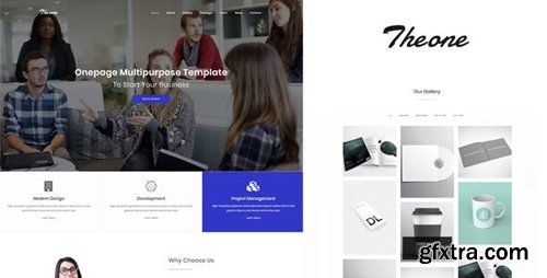 ThemeForest - Theone v1.0 - Onepage Multiporpose Template - 20847354