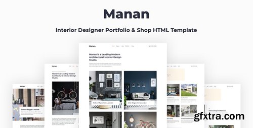 ThemeForest - Manan v1.0 - Interior Designer HTML Template - 28739121