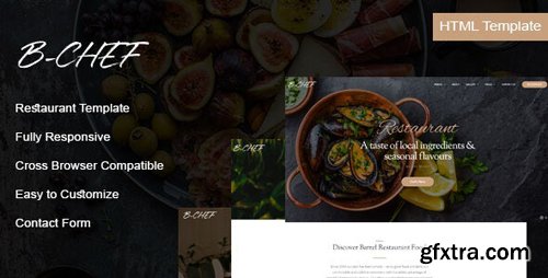 ThemeForest - B-Chef v1.0 - Restaurant HTML Template - 28195613