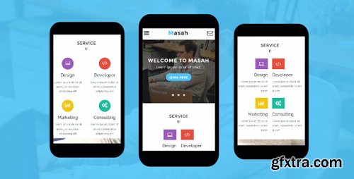 ThemeForest - Masah v1.0 - Multipurpose Mobile Template - 19224777