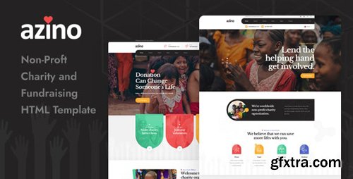 ThemeForest - Azino v1.0 - Nonprofit Charity HTML Template - 28399268