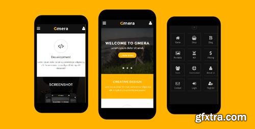 ThemeForest - Gmera v1.0 - Multipurpose Mobile Template - 19274025