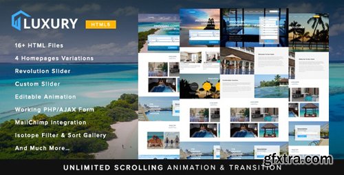 ThemeForest - Luxury v1.0 - Interactive Hotel Template (Update: 1 December 17) - 20501867