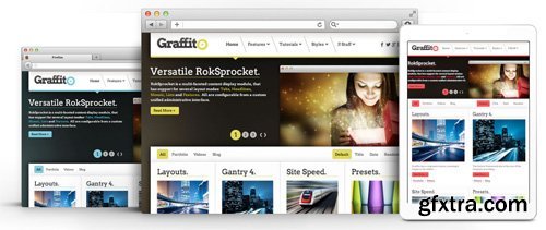 RocketTheme - Graffito v1.12 - Joomla Theme (Update: 28 August 2020)