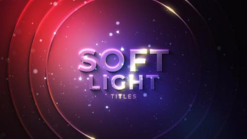 Videohive - Soft Light Titles