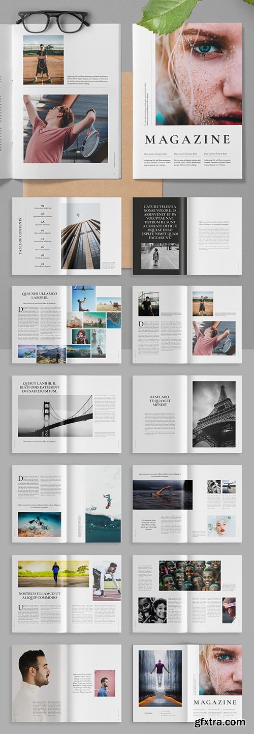 Minimal Magazine Layout 383380438