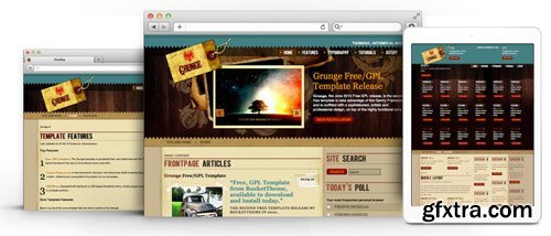 RocketTheme - Grunge v1.6 - Joomla Theme (Update: 1 April 2020)