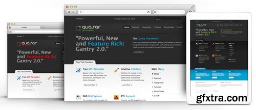 RocketTheme - Quasar v1.7 - Joomla Theme (Update: 1 April 2020)