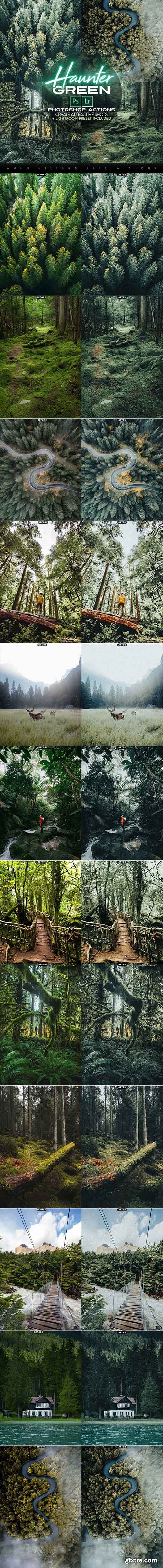 GraphicRiver - Haunter Green Photoshop Actions + LR Presets 28231170