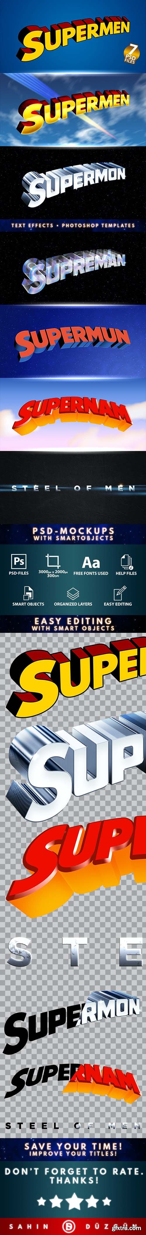 GraphicRiver - SUPERMEN | Text-Effects/Mockups | Template-Package 28266705