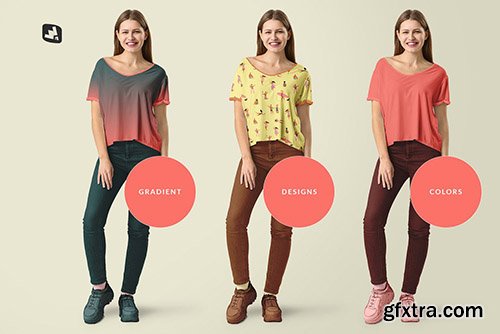 CreativeMarket - Female Everyday Outfit Mockup 4602408