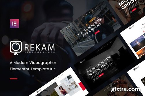 ThemeForest - Rekam Kit v1.0 - Modern Videographer Elementor Template Kit - 28757524