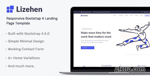 ThemeForest - Lizehen v1.0 - Landing Page Template - 26802861