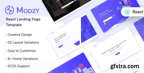 ThemeForest - Modzy v1.0 - React Landing Page Template - 28339357