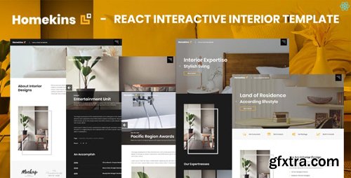 ThemeForest - Homekins v1.0 - React Interactive Interior Template - 28855102