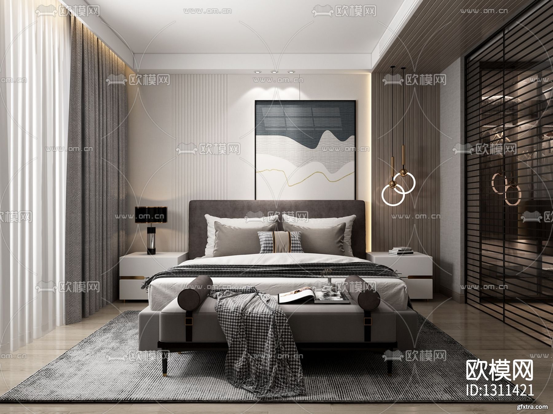 Modern Style Bedroom 523 » GFxtra