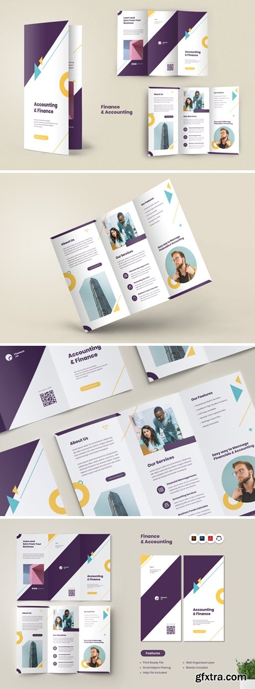 Finance Accounting Trifold Brochure