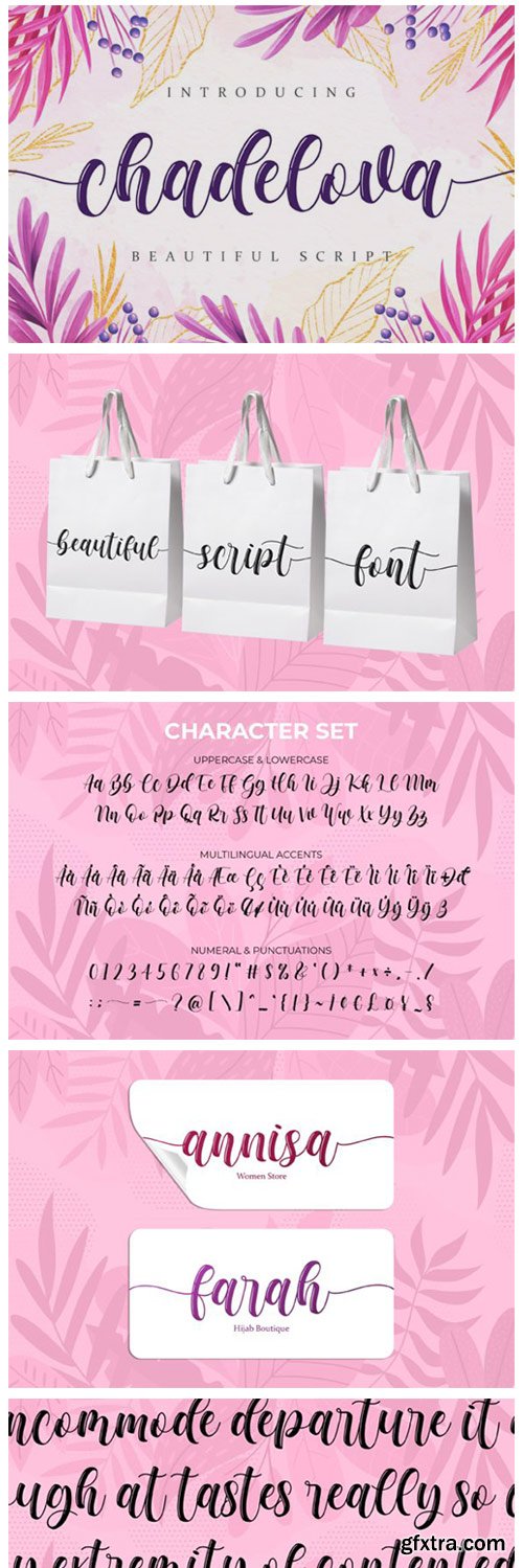 Chadelova Font