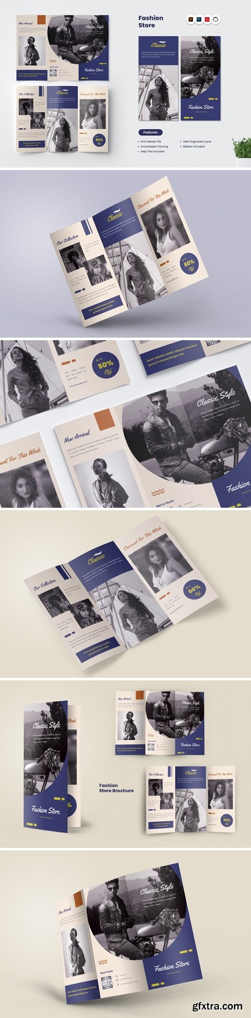 Fashion Store Trifold Brochure