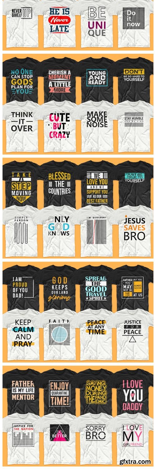 T-shirt Designs Bundle Slogan Quotes 5277411