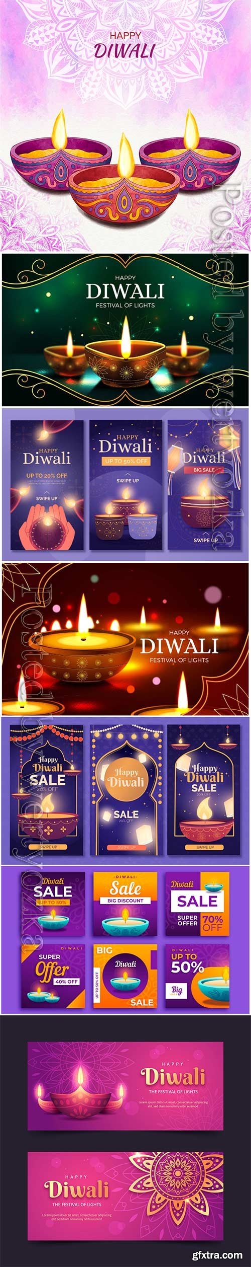 Diwali festival background