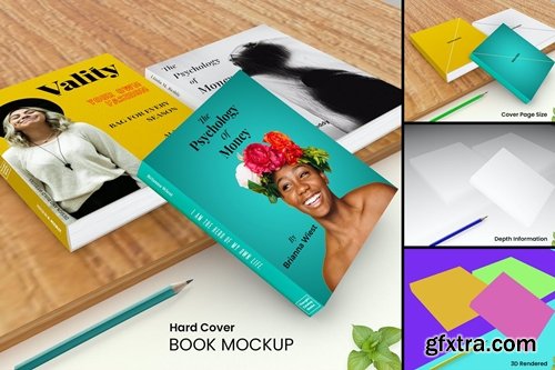 Hard Cover Book Mockup