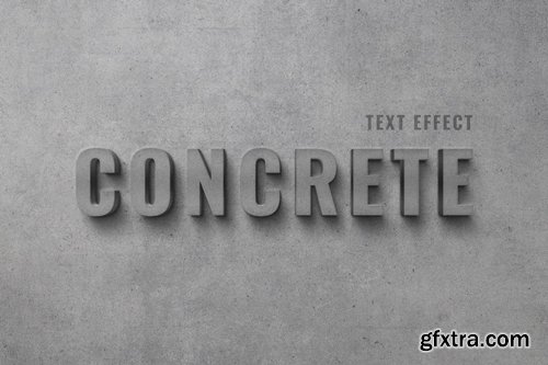 Concrete Wall Text Effect