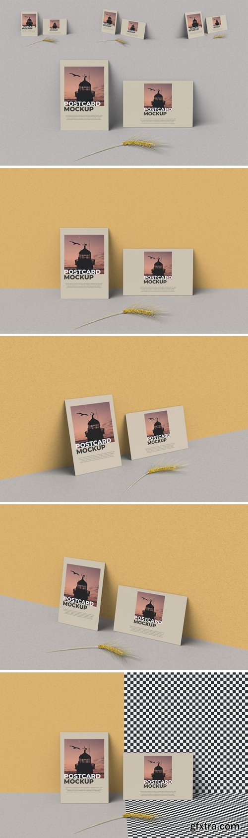 Postcard Mockup Photoshop Template