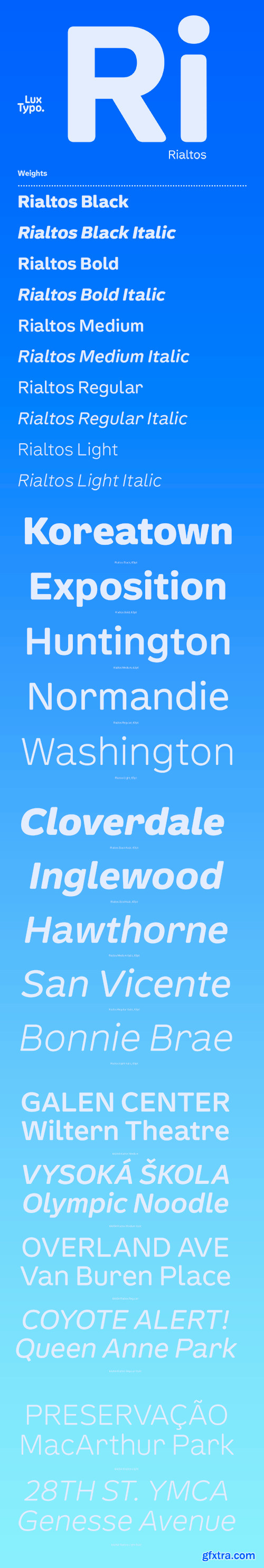 Rialtos Normal Font Family