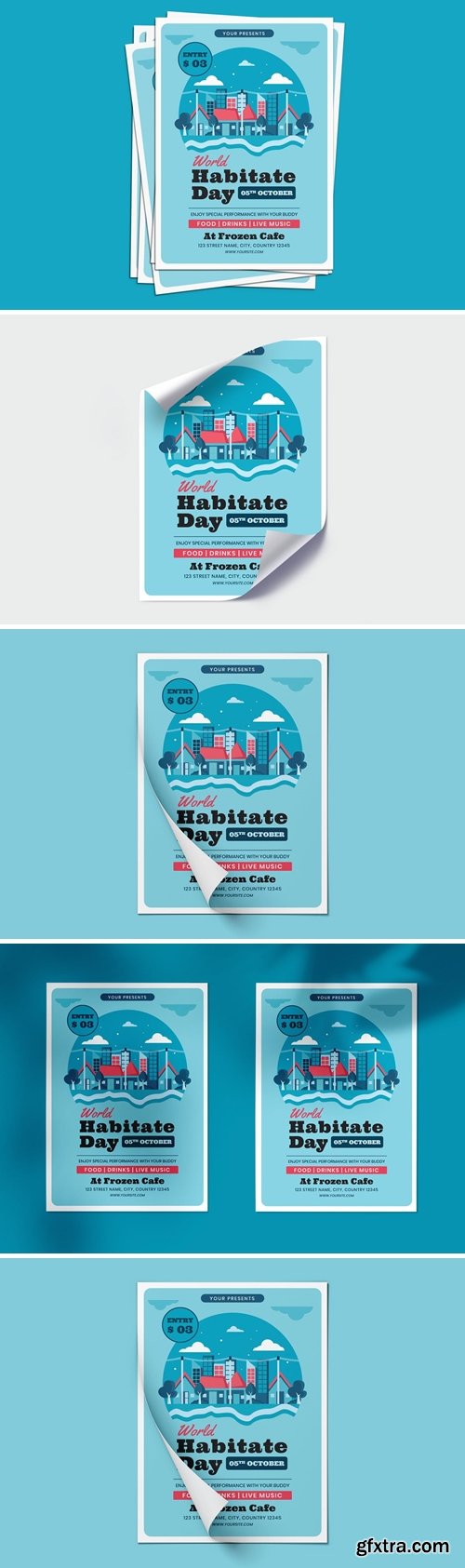 World Habitat Day Flyer Template