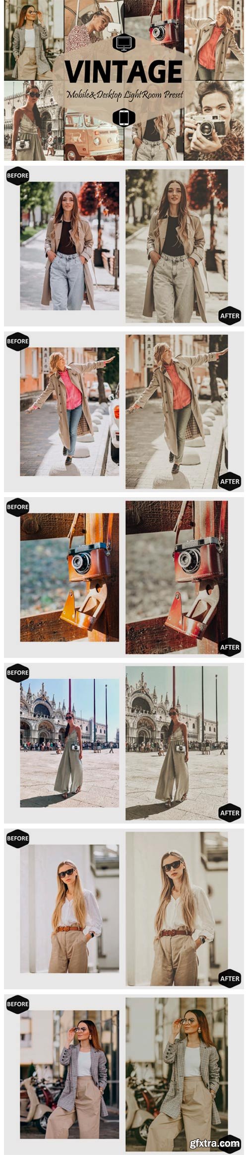 18 Vintage Mobile Lightroom Presets 5916075