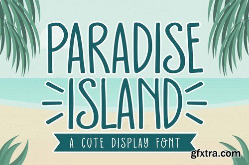 Paradise Island Cute Display