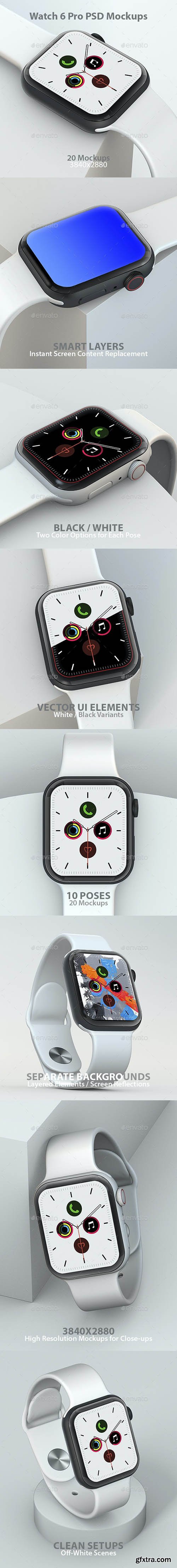 GraphicRiver - Watch 6 Pro PSD Mock-ups 28524424