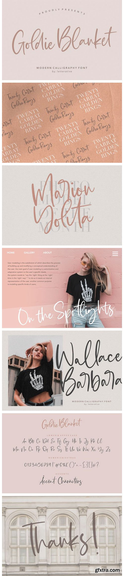 Goldie Blanket Font