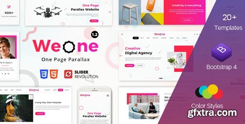 ThemeForest - Weone v1.2 - One Page Parallax HTML5 - 23106896