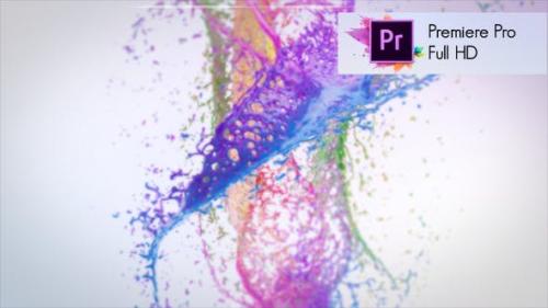 Videohive - Colorful Splash Logo Reveal - Premiere Pro