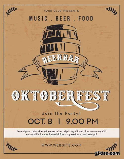 Oktober Fest Flyer 2 Template