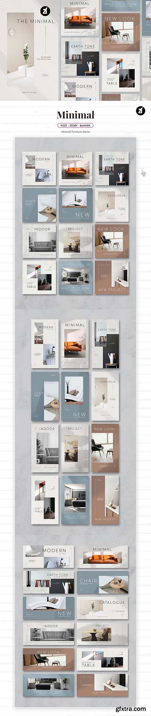 CreativeMarket - Chanut-is bundle : Templates pack V2 4553332