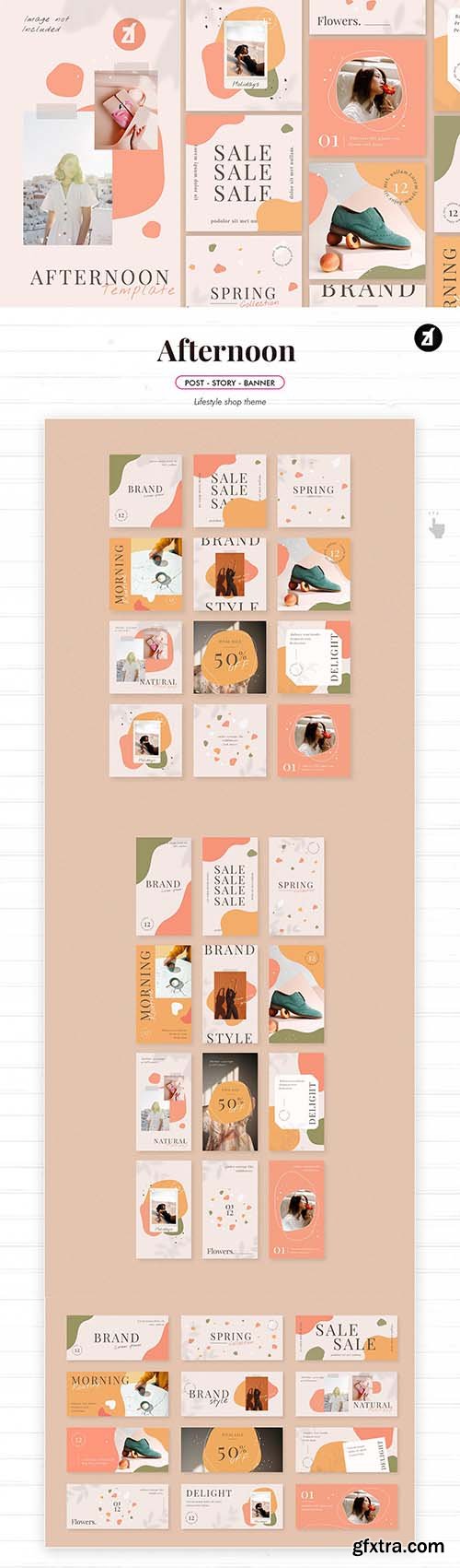 CreativeMarket - Chanut-is bundle : Templates pack V2 4553332