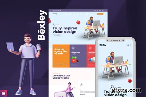 ThemeForest - Bexley v1.0 - Digital Marketing Agency Template Kit - 28870024