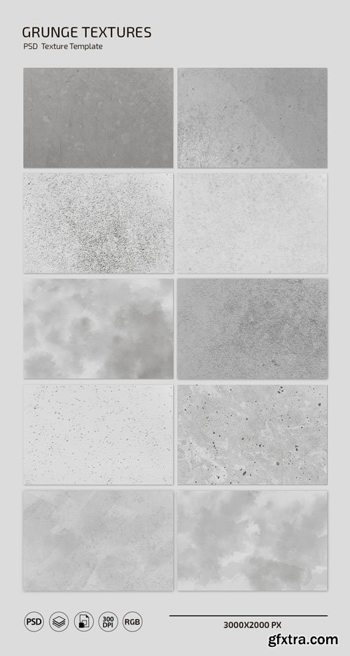 Grunge Textures - PSD Texture Templates in [PSD/PNG/JPG]