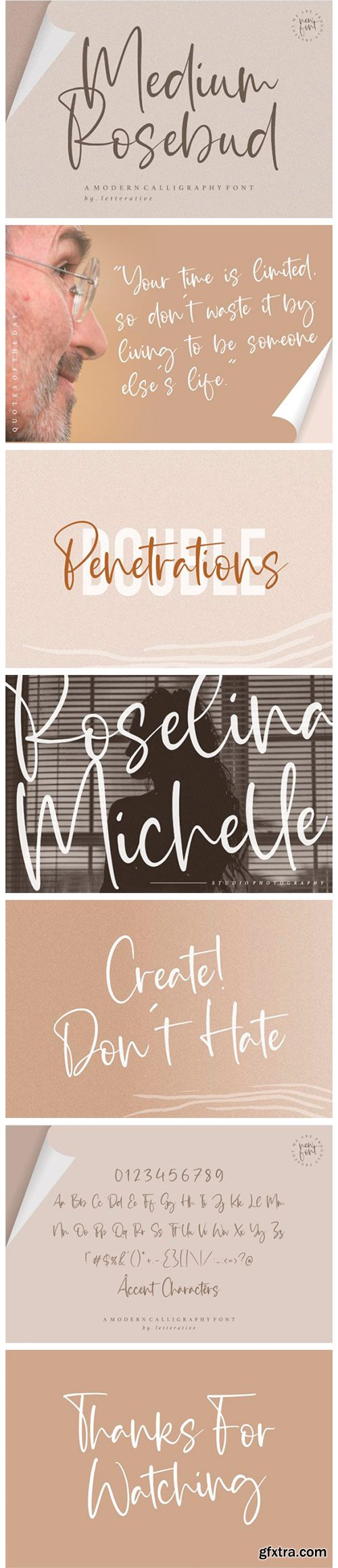 Medium Rosebud Font