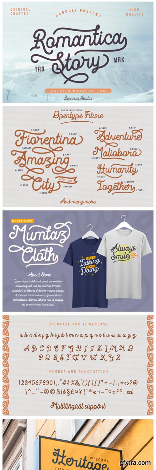 Romantica Story Font