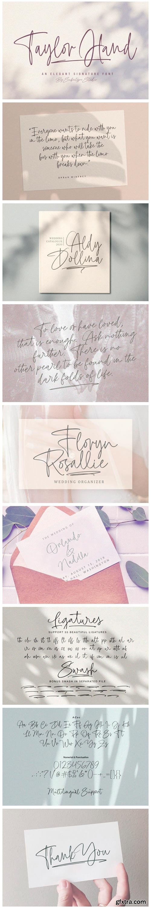 Taylor Hand Font