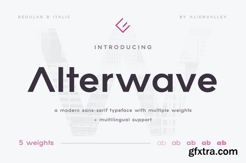 Alterwave - Font Family