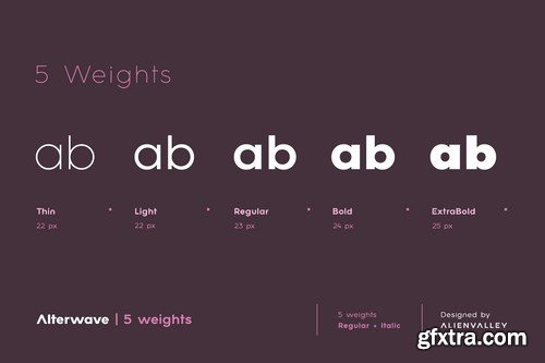 Alterwave - Font Family